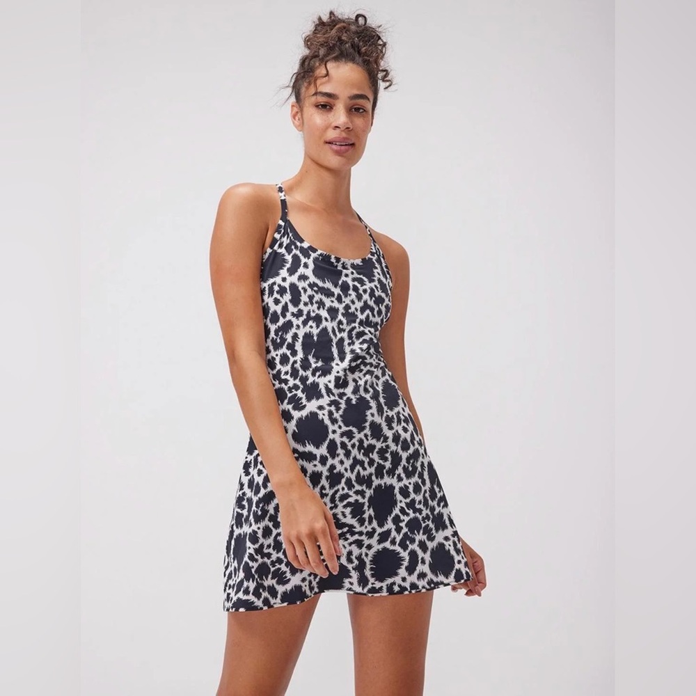 Outdoor Voices Exercise Dress - Dalmatian Print